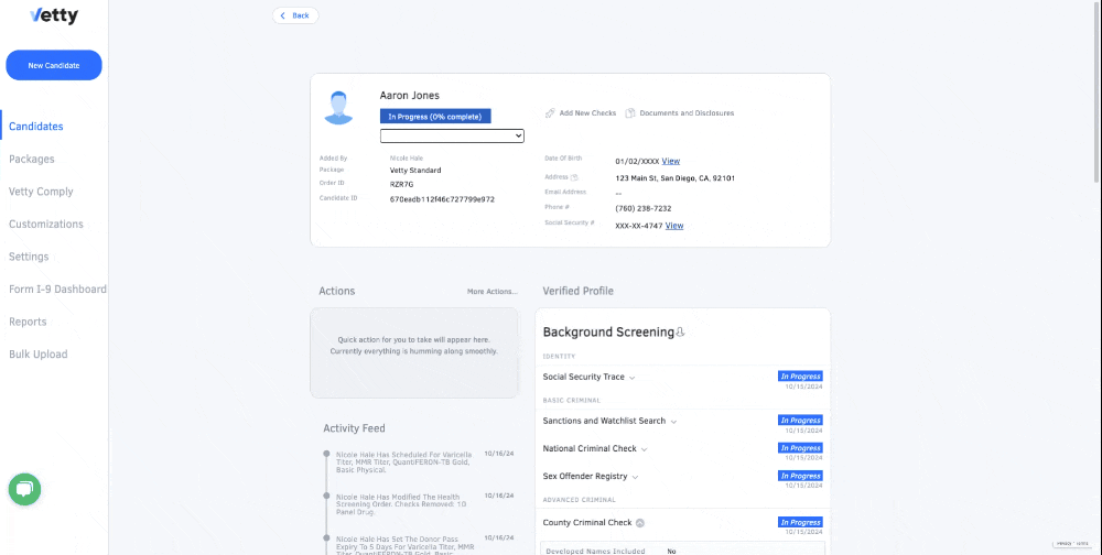 How to Add New Checks to an Order