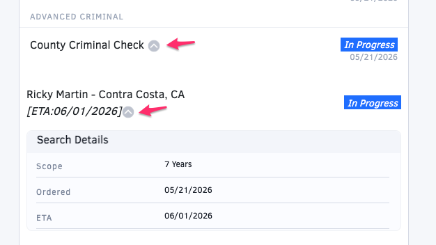 Background Check Status Drop Down KB