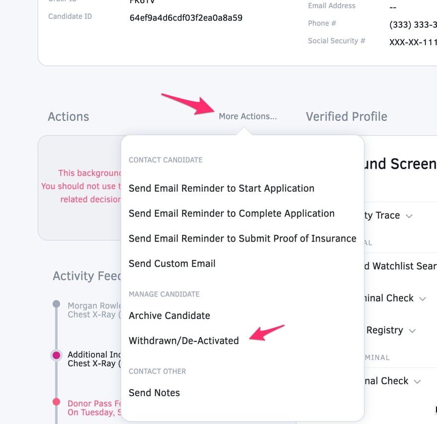Withdraw File How to Withdraw a File